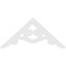 Ekena Millwork Pitch Robin Architectural Grade PVC Gable Pediment, 48"W x 22"H x 1"P (11/12) GPP048X022X100ROB - alternate 5